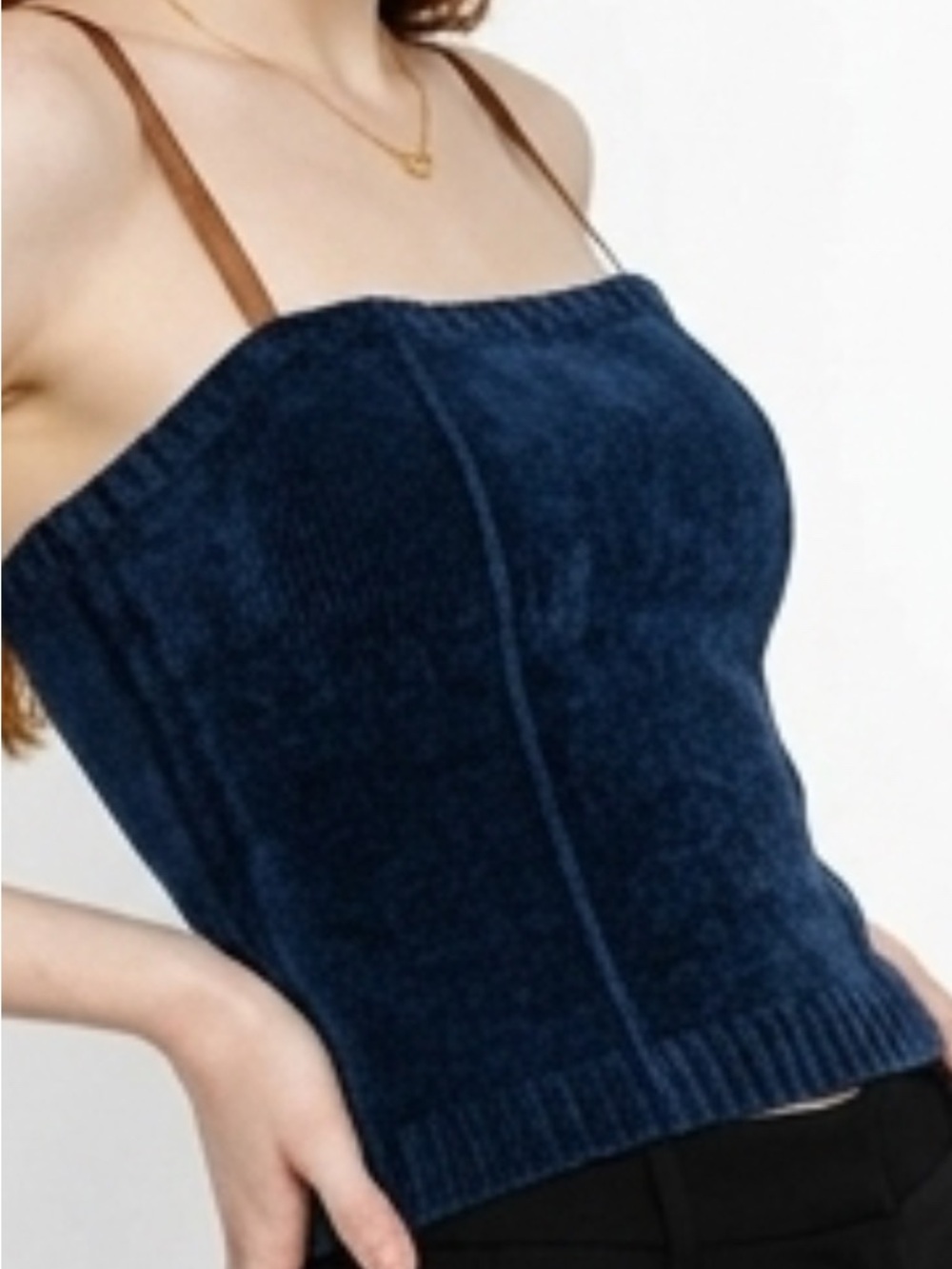 Ralph Lauren Blue Sleeveless Knit Tank - Picture 3 of 3